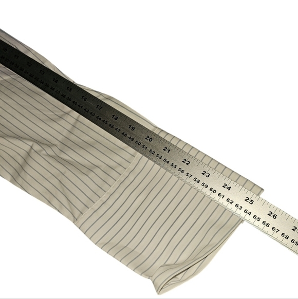 Love & Legends PLUS Size 20 NWT Extra Long Back Knot Tie Pin Stripe Color Block - Picture 6 of 9